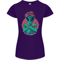 Funny Alien Gangster UFO 2Pac Rap Music Womens Petite Cut T-Shirt Purple