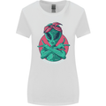 Funny Alien Gangster UFO 2Pac Rap Music Womens Wider Cut T-Shirt White
