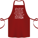 Funny Always Tired Fatigued Exhausted Pigeon Cotton Apron 100% Organic Maroon
