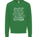 Funny Always Tired Fatigued Exhausted Pigeon Mens Sweatshirt Jumper Irish Green