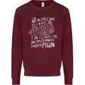 Funny Always Tired Fatigued Exhausted Pigeon Mens Sweatshirt Jumper Maroon
