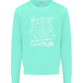 Funny Always Tired Fatigued Exhausted Pigeon Mens Sweatshirt Jumper Peppermint