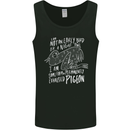 Funny Always Tired Fatigued Exhausted Pigeon Mens Vest Tank Top Black