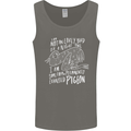 Funny Always Tired Fatigued Exhausted Pigeon Mens Vest Tank Top Charcoal