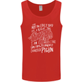 Funny Always Tired Fatigued Exhausted Pigeon Mens Vest Tank Top Red