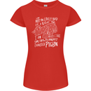 Funny Always Tired Fatigued Exhausted Pigeon Womens Petite Cut T-Shirt Red