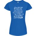 Funny Always Tired Fatigued Exhausted Pigeon Womens Petite Cut T-Shirt Royal Blue