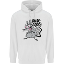 Funny Anxious Rat Anxiety Childrens Kids Hoodie White