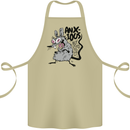 Funny Anxious Rat Anxiety Cotton Apron 100% Organic Khaki