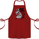 Funny Anxious Rat Anxiety Cotton Apron 100% Organic Maroon