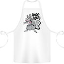Funny Anxious Rat Anxiety Cotton Apron 100% Organic White