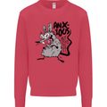 Funny Anxious Rat Anxiety Kids Sweatshirt Jumper Heliconia