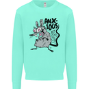 Funny Anxious Rat Anxiety Kids Sweatshirt Jumper Peppermint