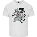 Funny Anxious Rat Anxiety Kids T-Shirt Childrens White
