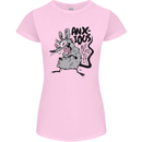 Funny Anxious Rat Anxiety Womens Petite Cut T-Shirt Light Pink