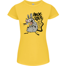 Funny Anxious Rat Anxiety Womens Petite Cut T-Shirt Yellow