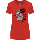 Funny Anxious Rat Anxiety Womens Wider Cut T-Shirt Red