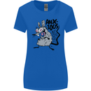 Funny Anxious Rat Anxiety Womens Wider Cut T-Shirt Royal Blue