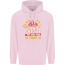 Funny BBQ If Dad Cant Grill It No One Can Childrens Kids Hoodie Light Pink
