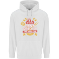 Funny BBQ If Dad Cant Grill It No One Can Childrens Kids Hoodie White