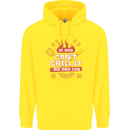 Funny BBQ If Dad Cant Grill It No One Can Childrens Kids Hoodie Yellow