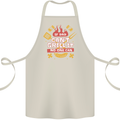 Funny BBQ If Dad Cant Grill It No One Can Cotton Apron 100% Organic Natural