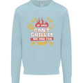 Funny BBQ If Dad Cant Grill It No One Can Kids Sweatshirt Jumper Light Blue