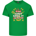 Funny BBQ If Dad Cant Grill It No One Can Kids T-Shirt Childrens Irish Green