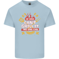 Funny BBQ If Dad Cant Grill It No One Can Kids T-Shirt Childrens Light Blue