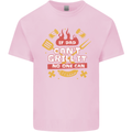 Funny BBQ If Dad Cant Grill It No One Can Kids T-Shirt Childrens Light Pink