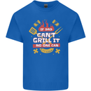 Funny BBQ If Dad Cant Grill It No One Can Kids T-Shirt Childrens Royal Blue