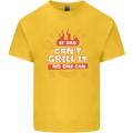 Funny BBQ If Dad Cant Grill It No One Can Kids T-Shirt Childrens Yellow