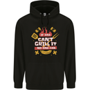 Funny BBQ If Dad Cant Grill It No One Can Mens 80% Cotton Hoodie Black