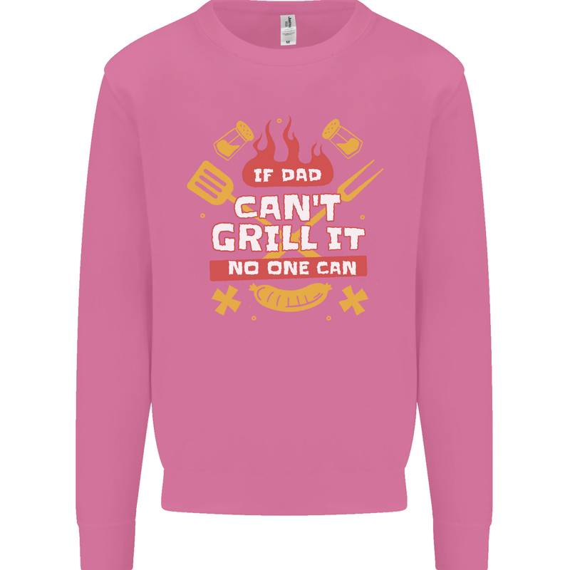 Funny BBQ If Dad Cant Grill It No One Can Mens Sweatshirt Jumper Azalea