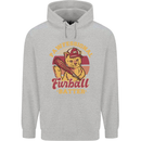 Funny Baseball Cat Furball Batter Childrens Kids Hoodie Sports Grey