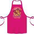 Funny Baseball Cat Furball Batter Cotton Apron 100% Organic Pink