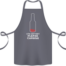 Funny Beer Alcohol Please Charge Cotton Apron 100% Organic Steel