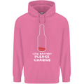Funny Beer Alcohol Please Charge Mens 80% Cotton Hoodie Azelea