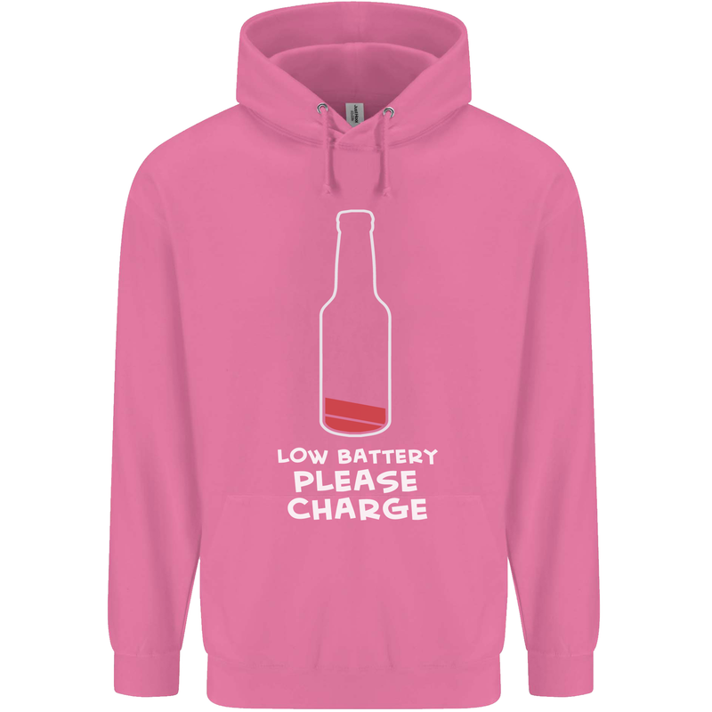 Funny Beer Alcohol Please Charge Mens 80% Cotton Hoodie Azelea