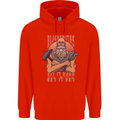 Funny Blacksmith Quote Childrens Kids Hoodie Bright Red