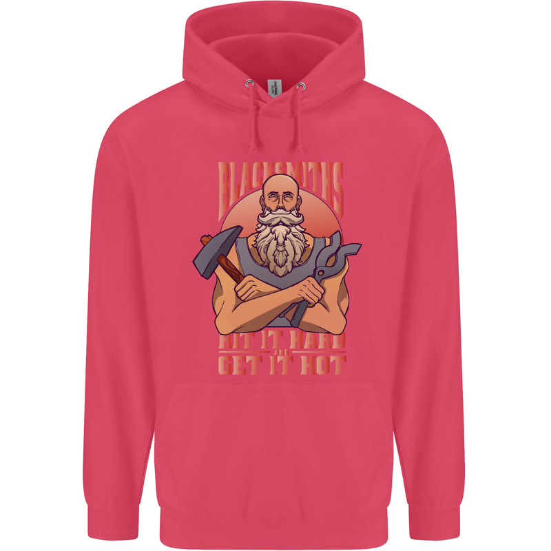 Funny Blacksmith Quote Childrens Kids Hoodie Heliconia