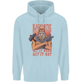 Funny Blacksmith Quote Childrens Kids Hoodie Light Blue