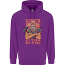 Funny Blacksmith Quote Childrens Kids Hoodie Purple