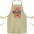 Funny Blacksmith Quote Cotton Apron 100% Organic Khaki