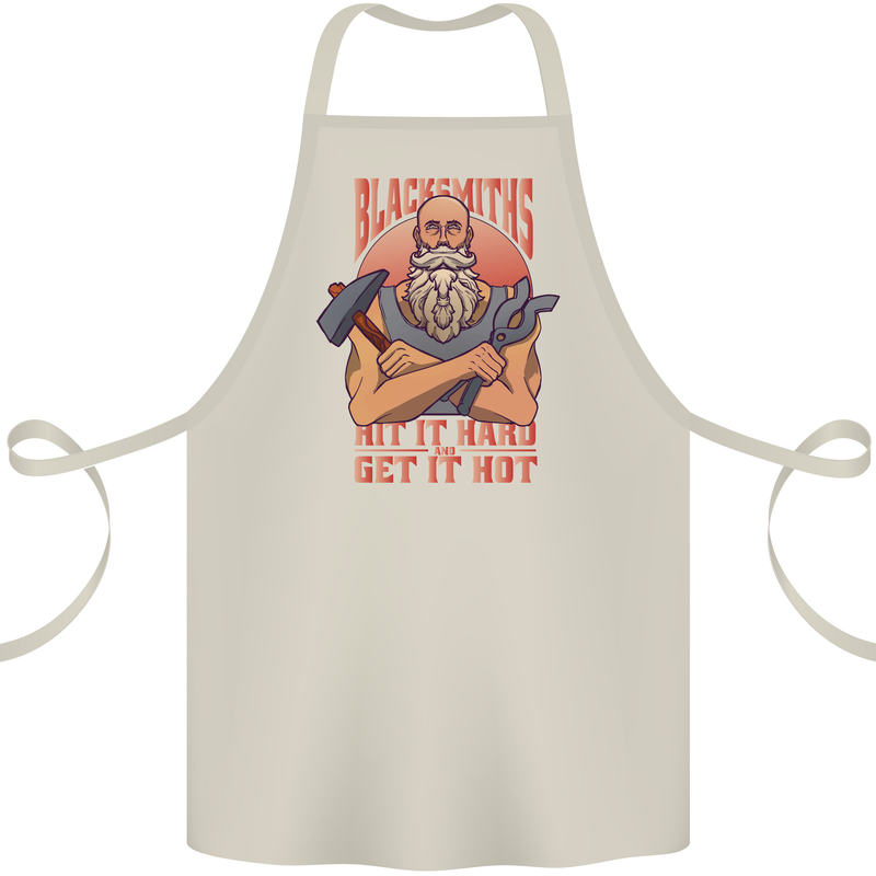 Funny Blacksmith Quote Cotton Apron 100% Organic Natural