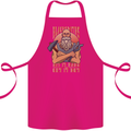 Funny Blacksmith Quote Cotton Apron 100% Organic Pink