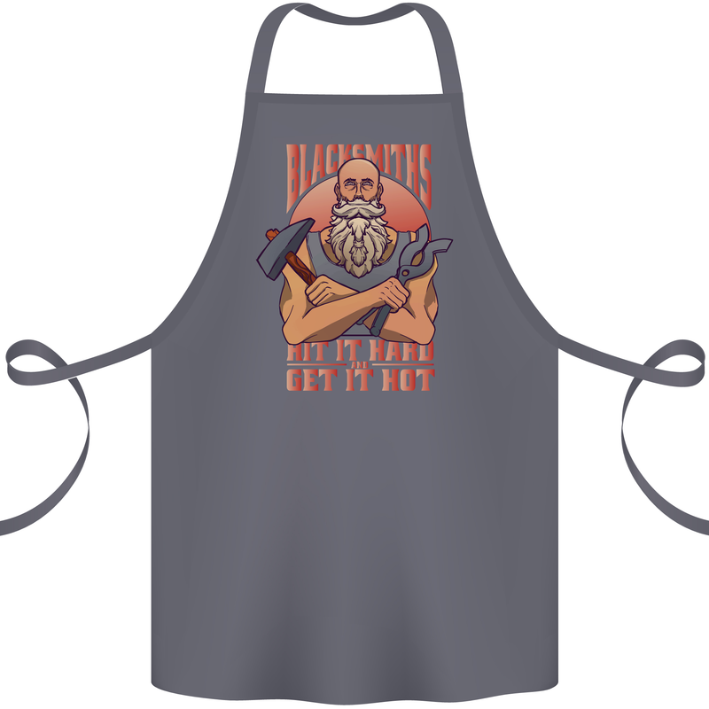 Funny Blacksmith Quote Cotton Apron 100% Organic Steel