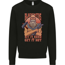 Funny Blacksmith Quote Kids Sweatshirt Jumper Black