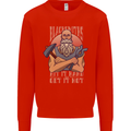Funny Blacksmith Quote Kids Sweatshirt Jumper Bright Red