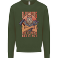 Funny Blacksmith Quote Kids Sweatshirt Jumper Forest Green